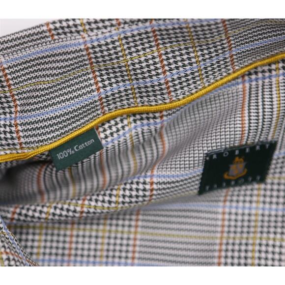 Robert Talbott Green Plaid Button-Up Casual Shirt Men's XL - Picture 7 of 7